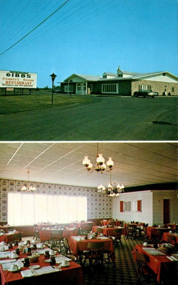 Gibbs Country House Restaurant - Vintage Postcard